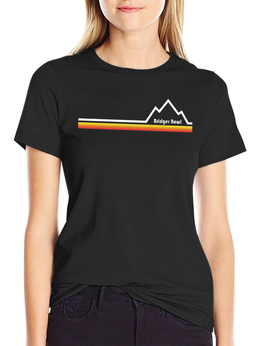 Bridger Bowl Black Graphic Tee