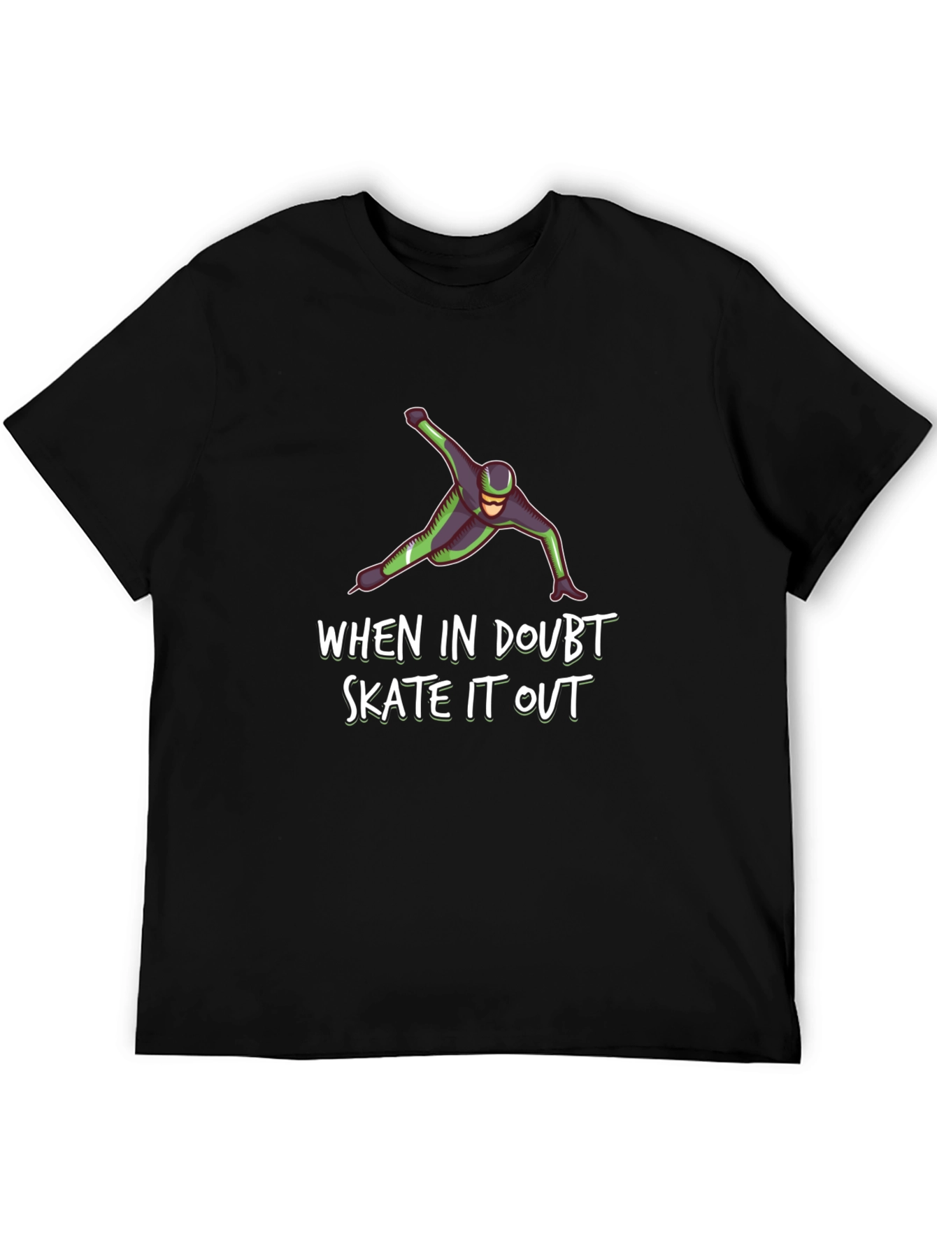 Skate It Out Graphic Tee - Black