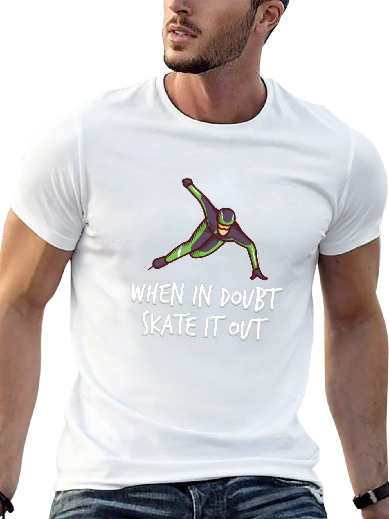 Skate It Out Graphic Tee - Black
