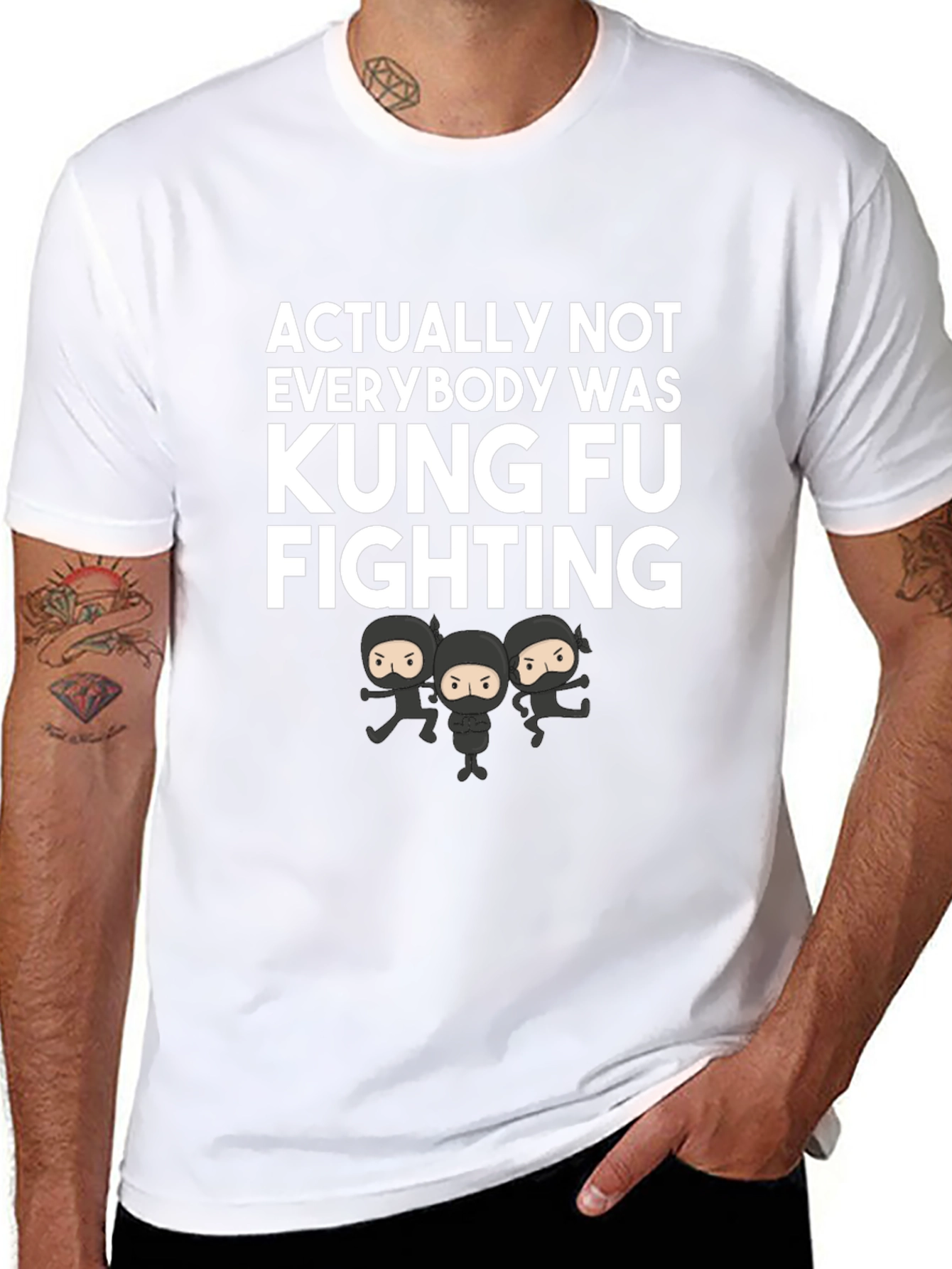 Kung Fu Fighting Ninja T-Shirt