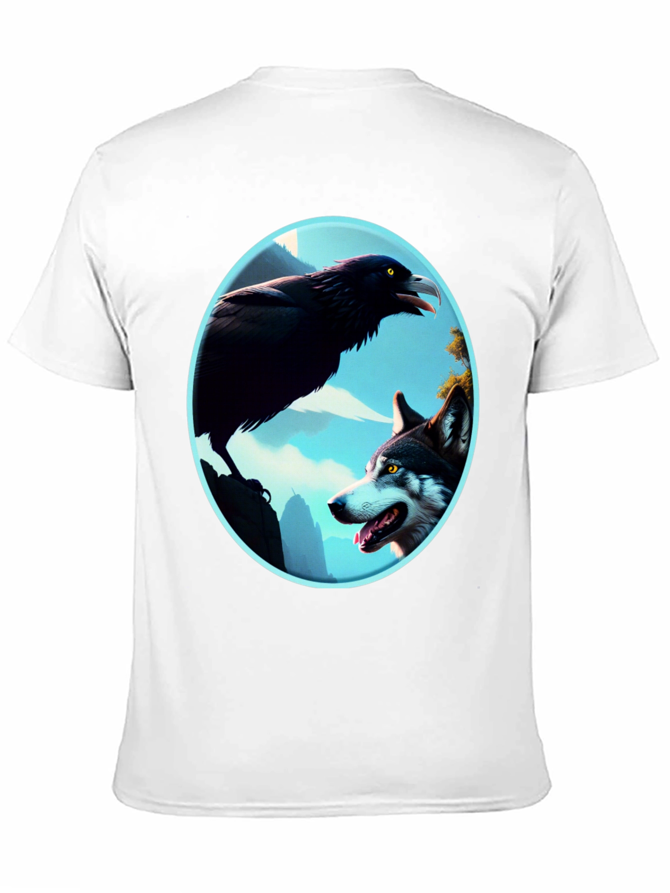 Raven and Wolf Graphic Tee