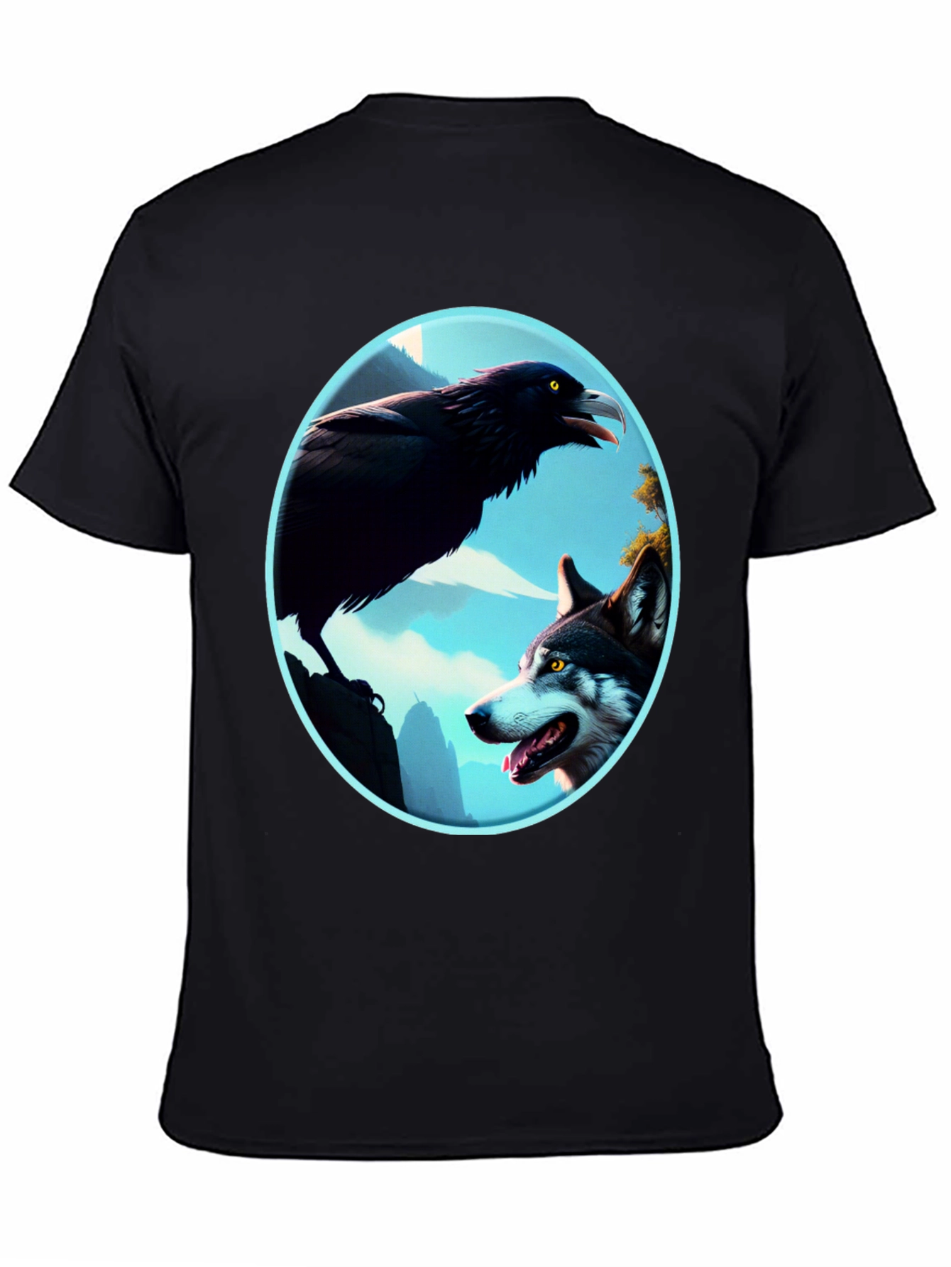 Raven and Wolf Graphic Tee