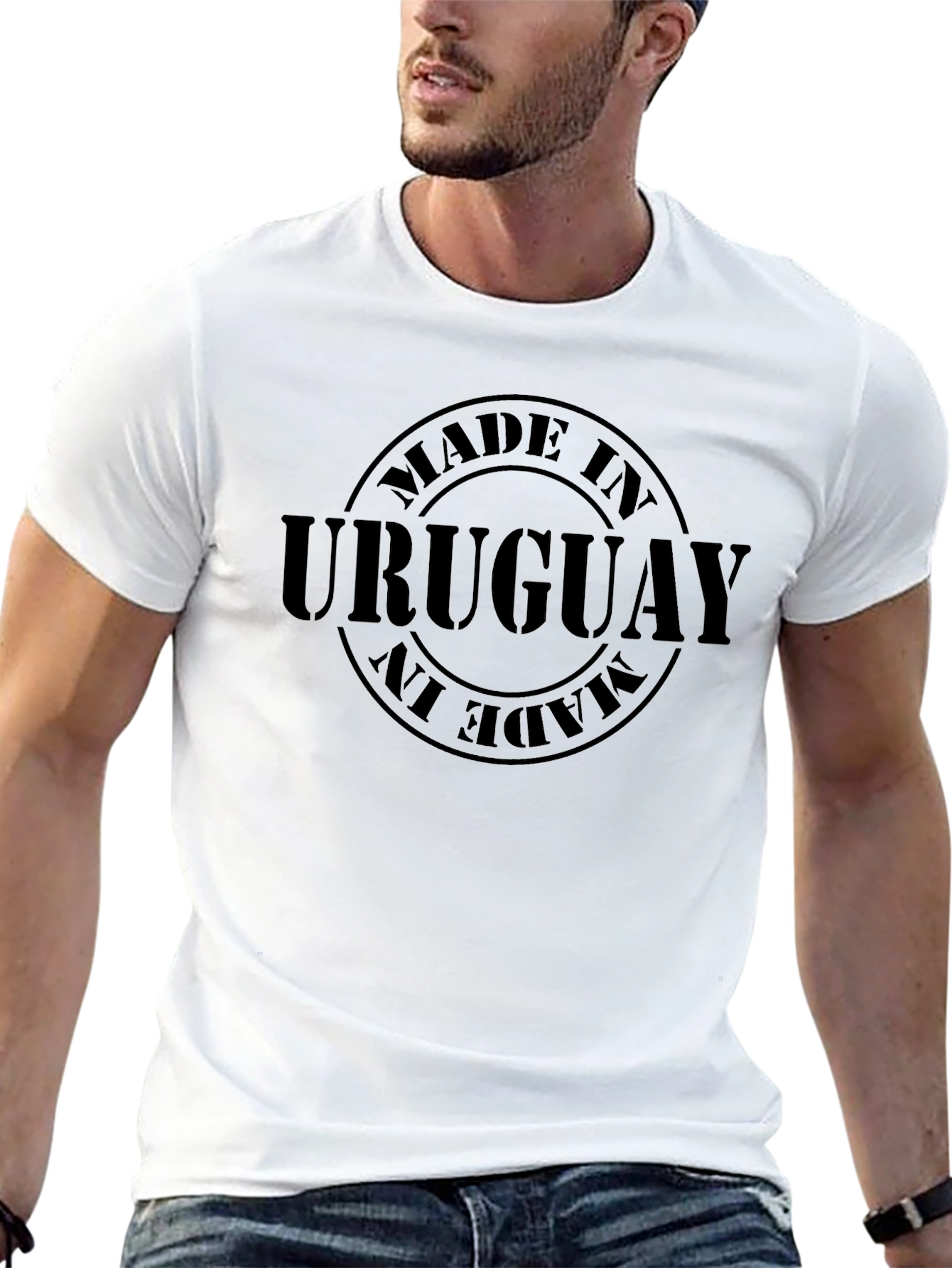 Made in Uruguay Black Graphic T-Shirt