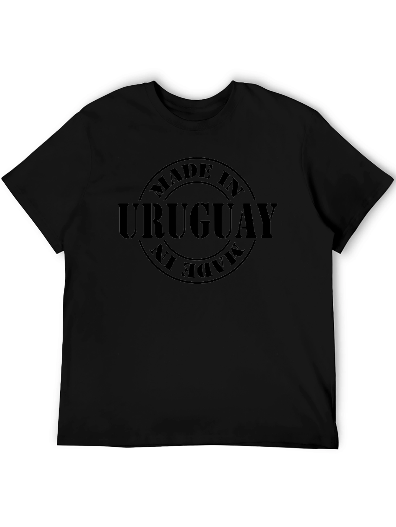 Made in Uruguay Black Graphic T-Shirt