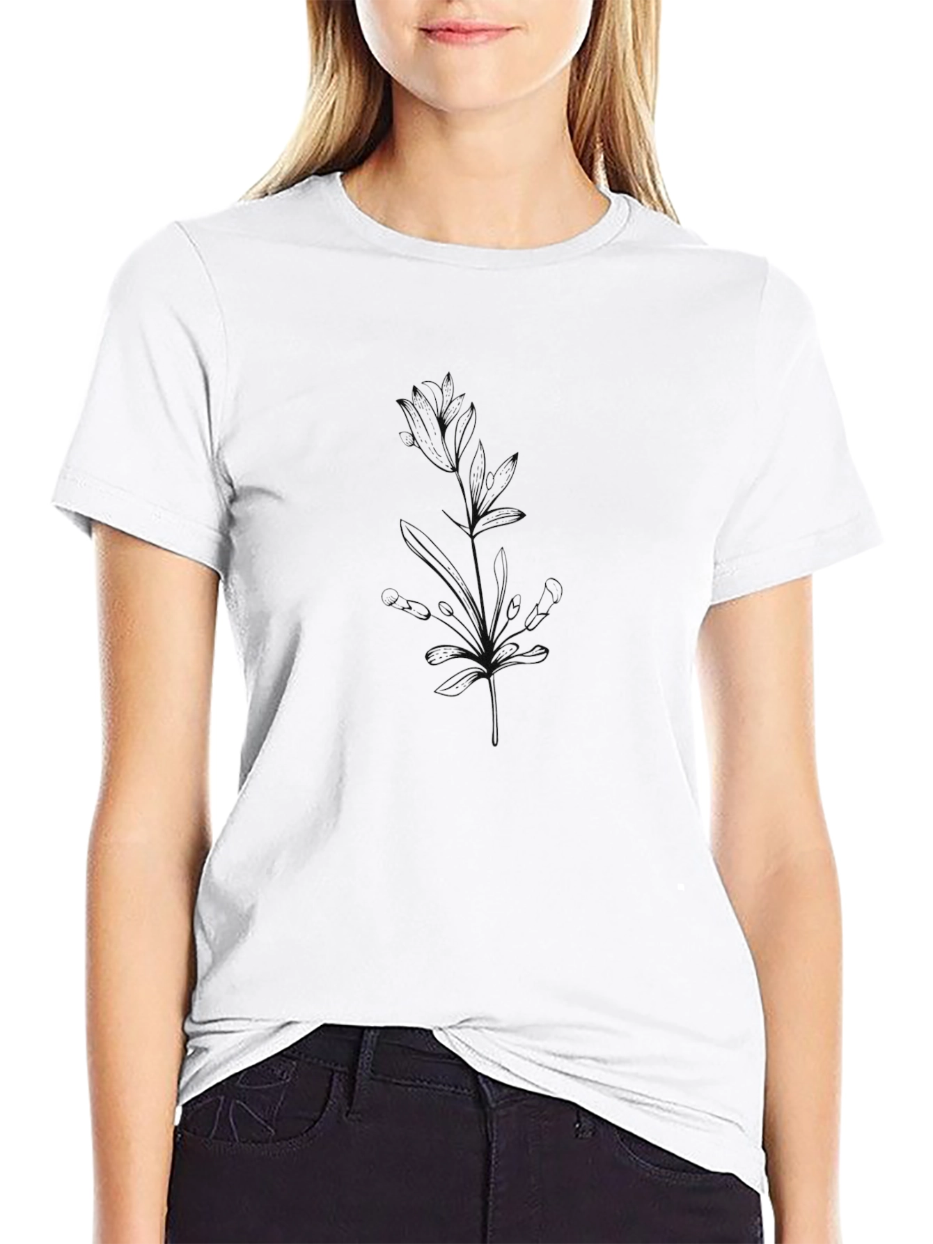 Mens Black Graphic Tee