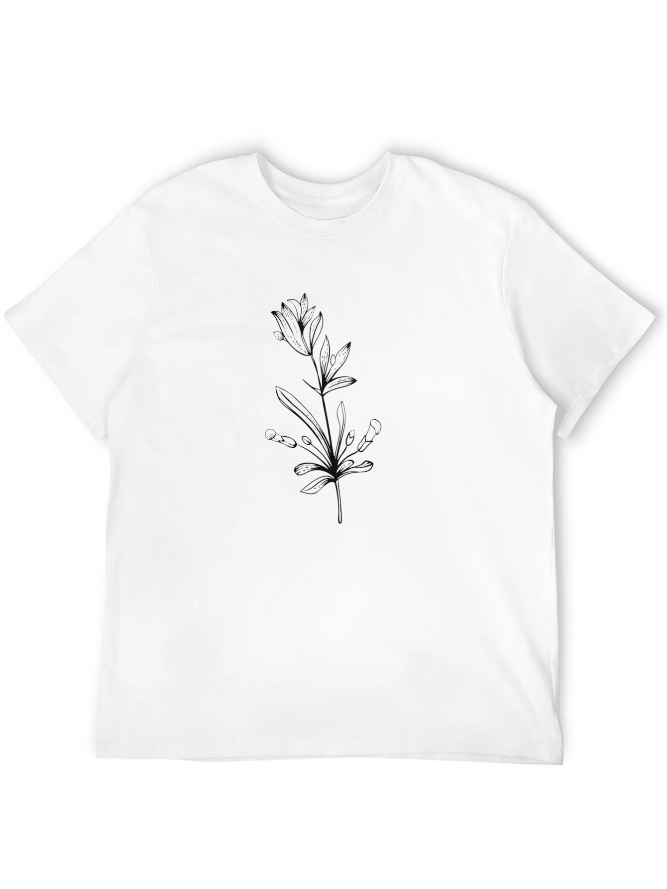 Mens Black Graphic Tee