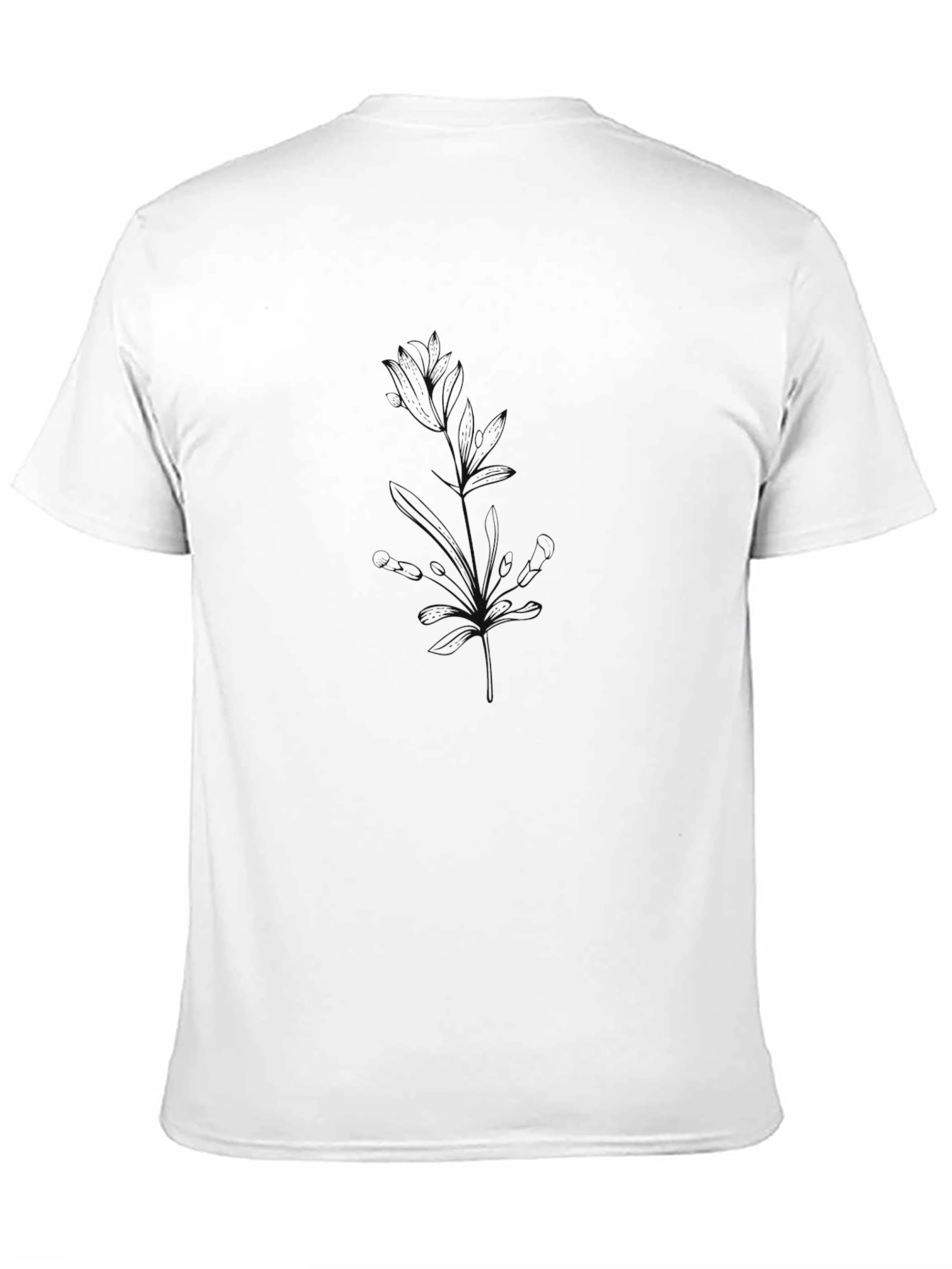 Mens Black Graphic Tee
