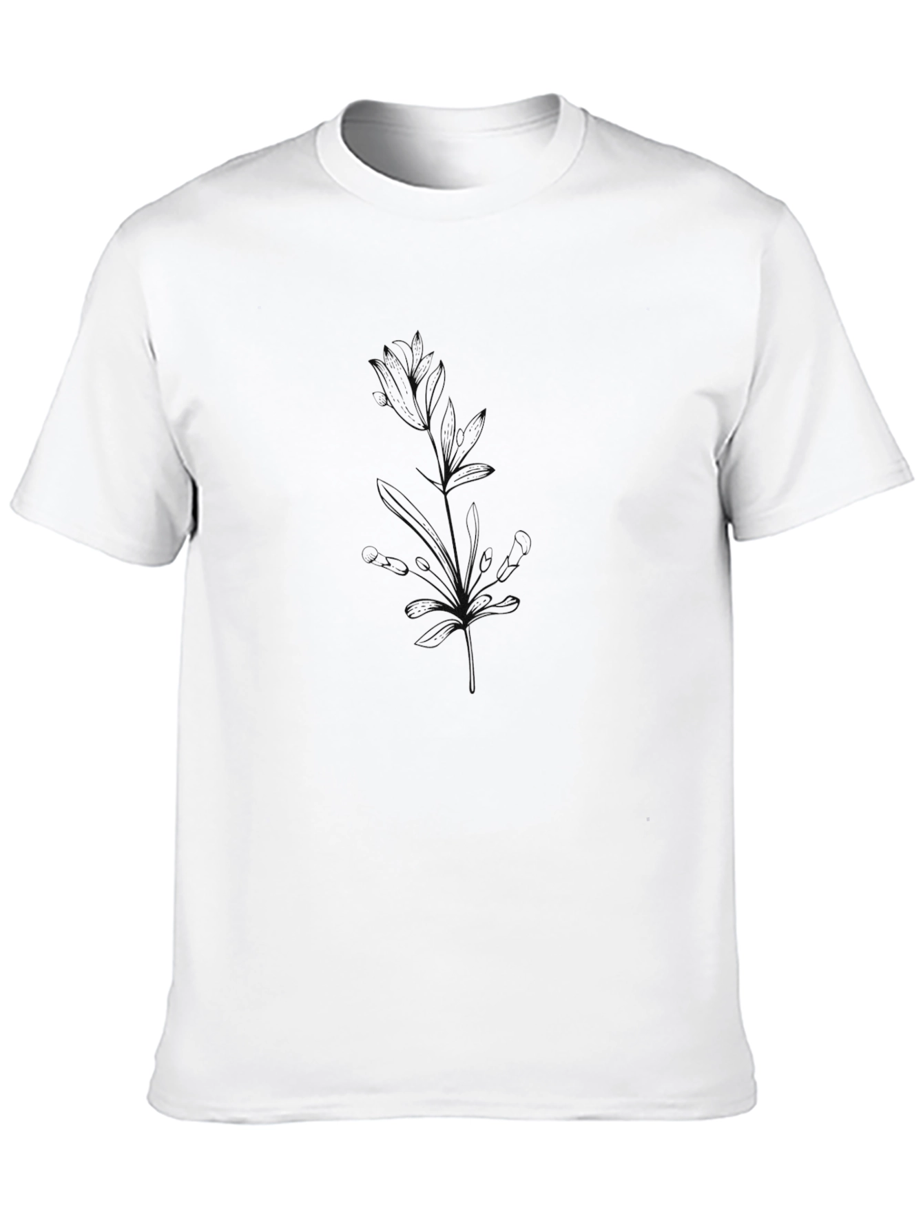 Mens Black Graphic Tee