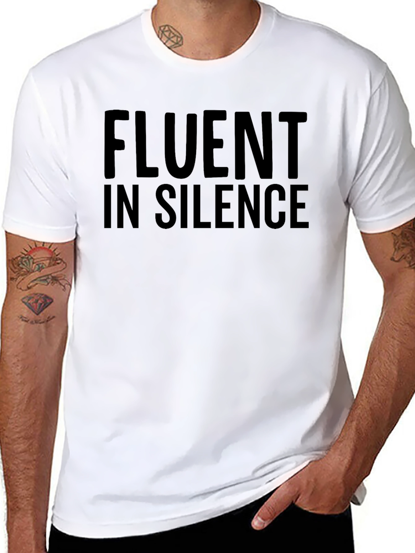 Fluent in Silence Graphic T-Shirt