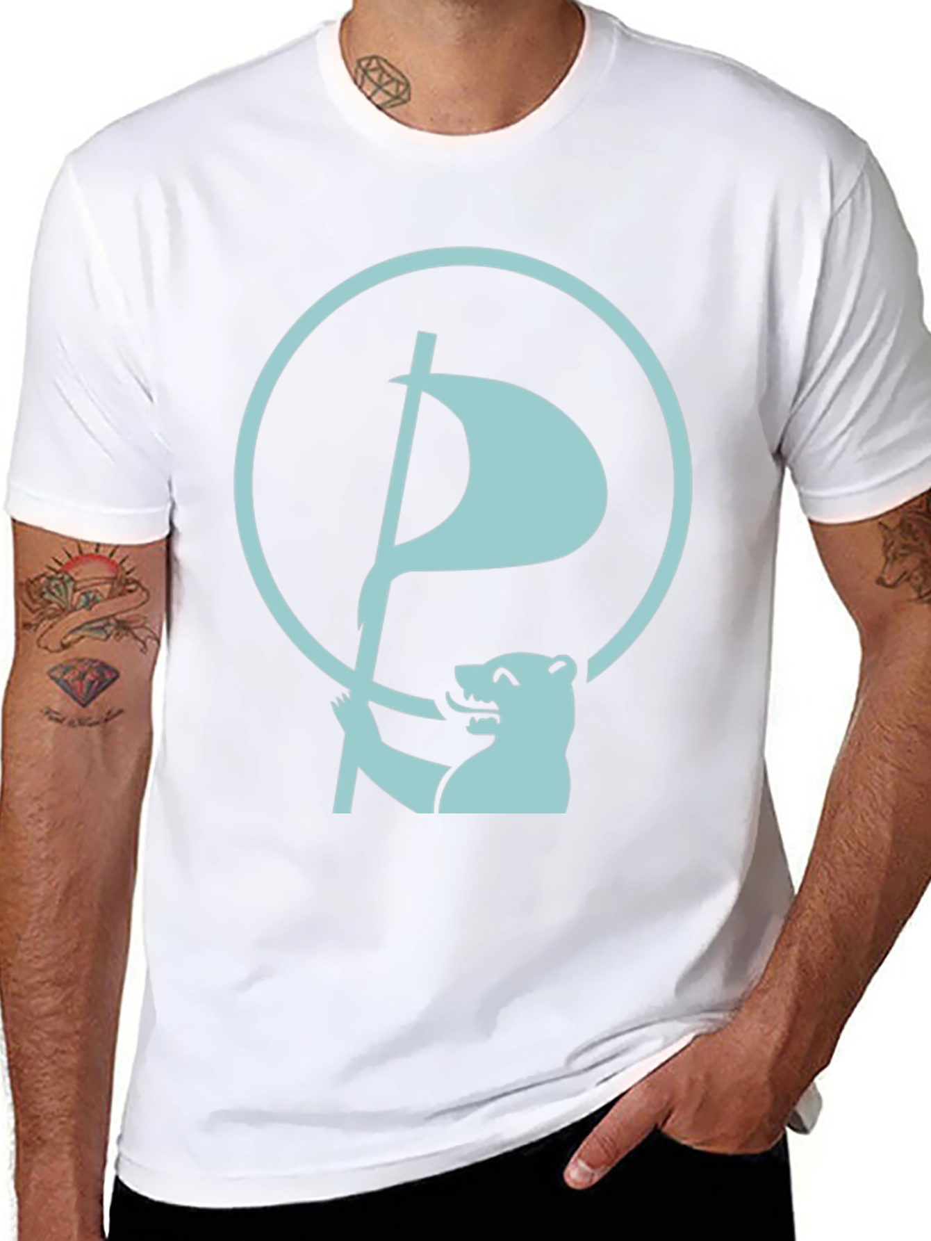 Bear Flag Graphic Tee - Cool & Casual Style