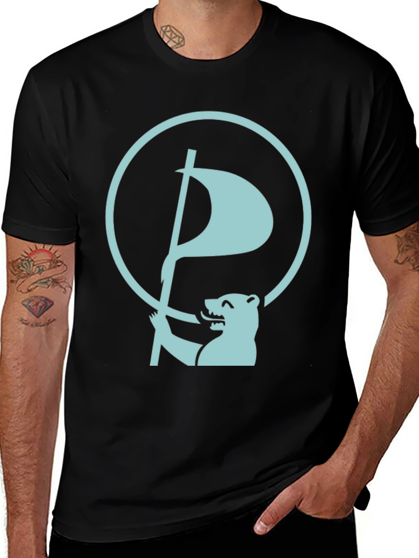 Bear Flag Graphic Tee - Cool & Casual Style