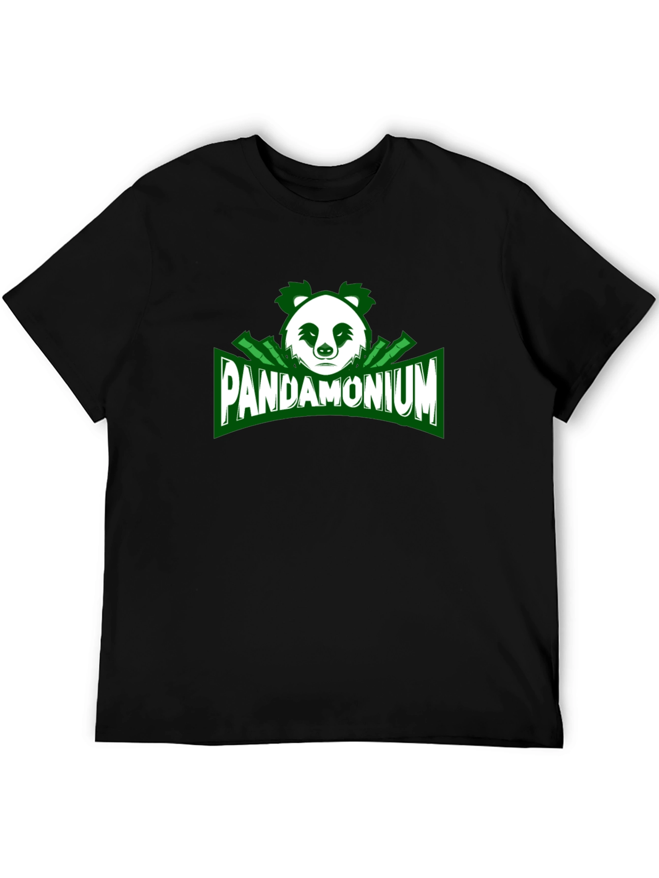 Pandamonium Black Graphic T-Shirt