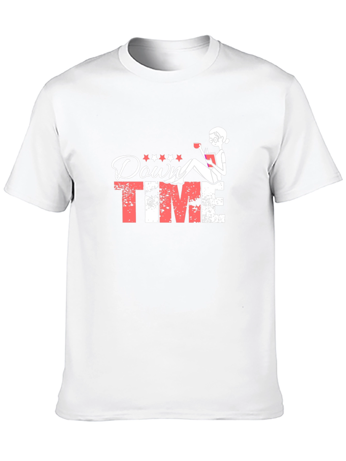 Down Time Graphic Tee - Relax and Recharge