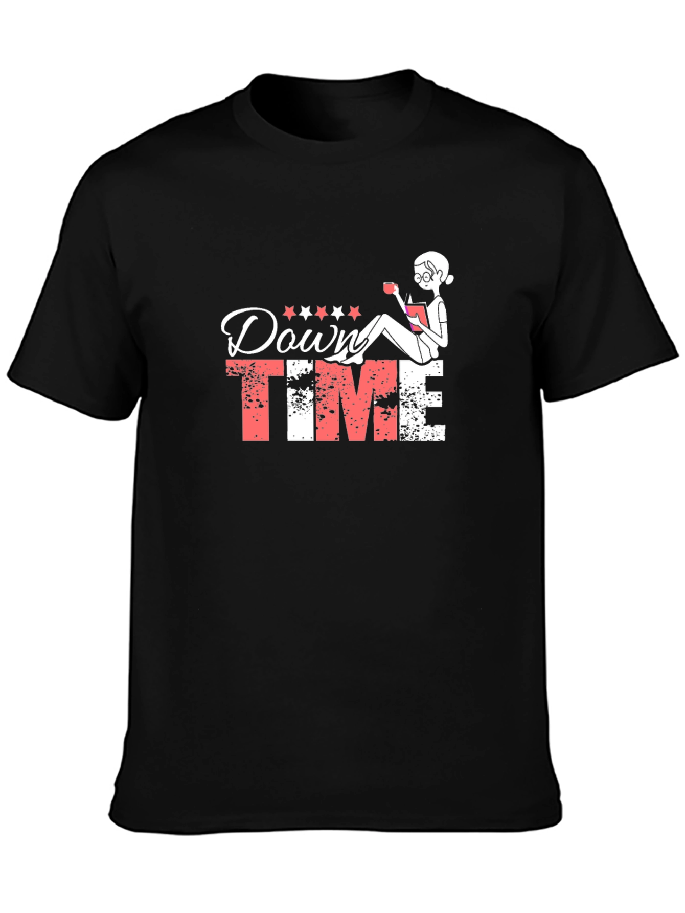 Down Time Graphic Tee - Relax and Recharge