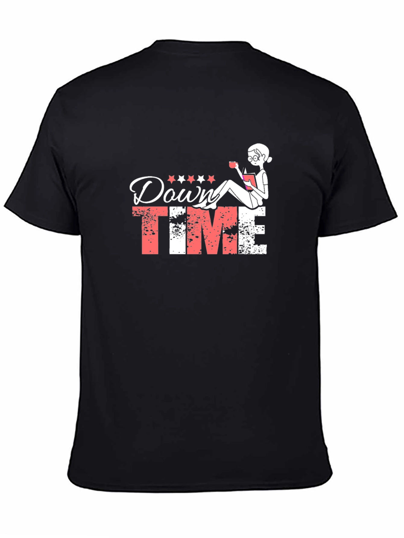 Down Time Graphic Tee - Relax and Recharge