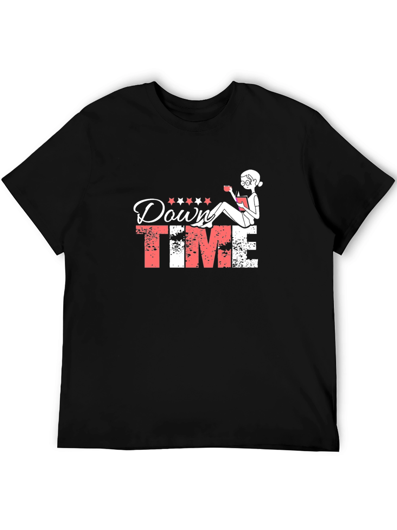 Down Time Graphic Tee - Relax and Recharge