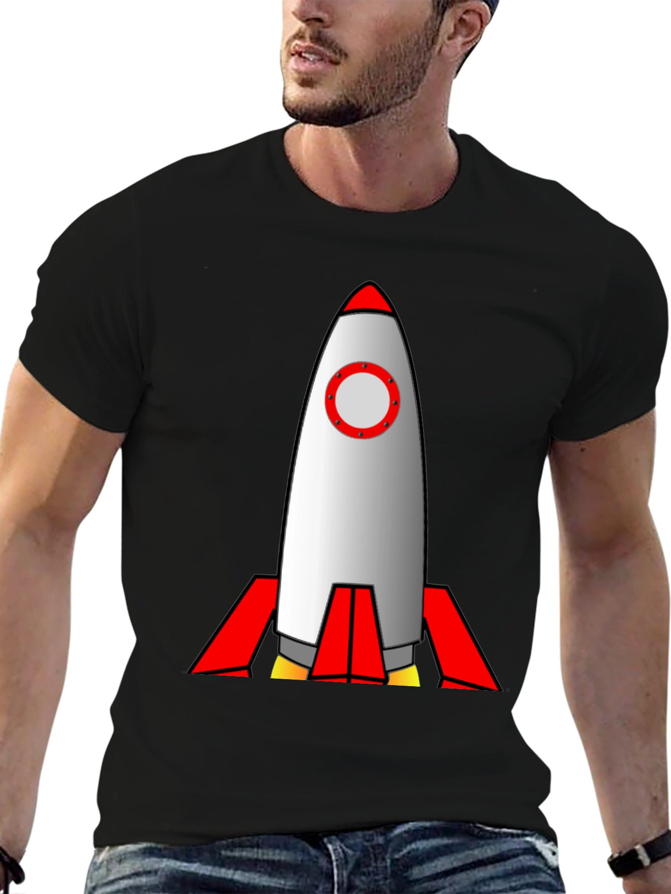 Rocket Graphic Tee - Blast Off in Style!