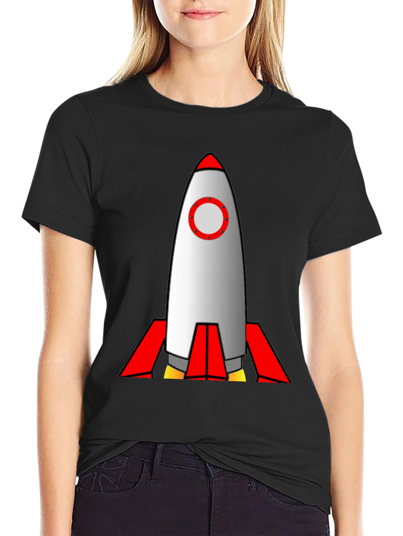 Rocket Graphic Tee - Blast Off in Style!