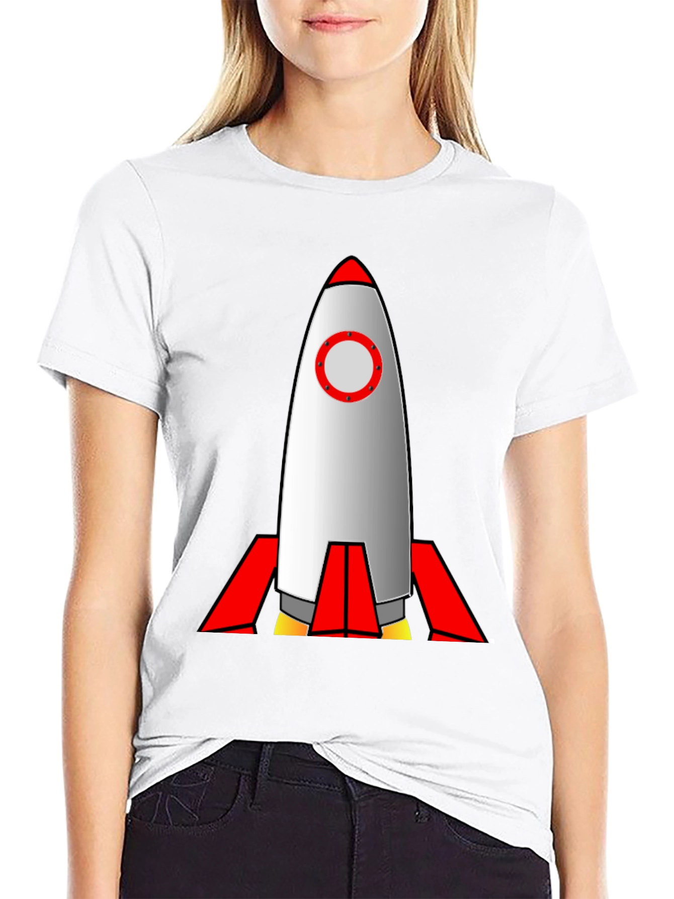 Rocket Graphic Tee - Blast Off in Style!