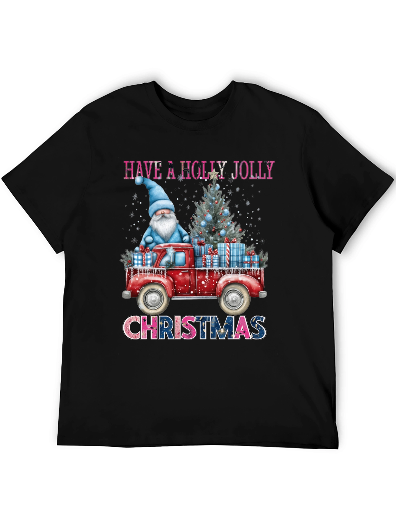 Holly Jolly Christmas T-Shirt - Gnome Truck