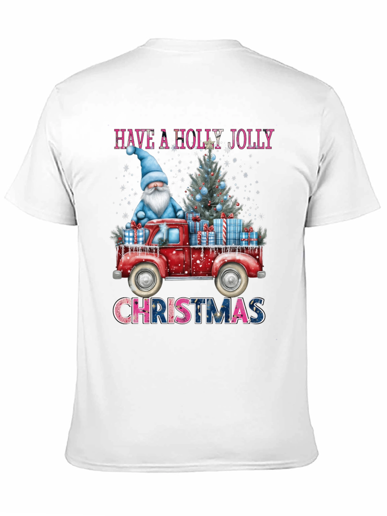 Holly Jolly Christmas T-Shirt - Gnome Truck