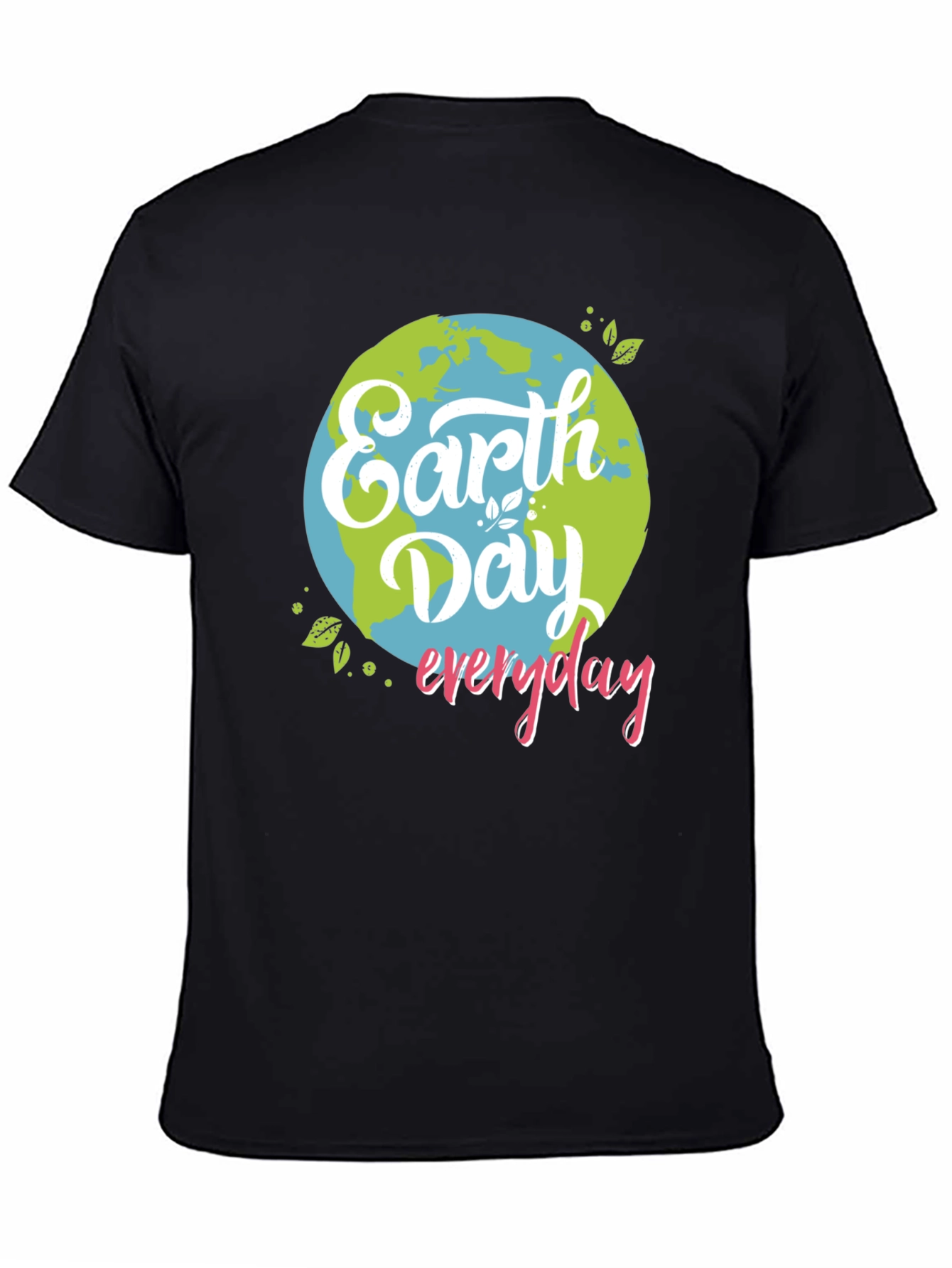 Earth Day Everyday Graphic Tee - Black