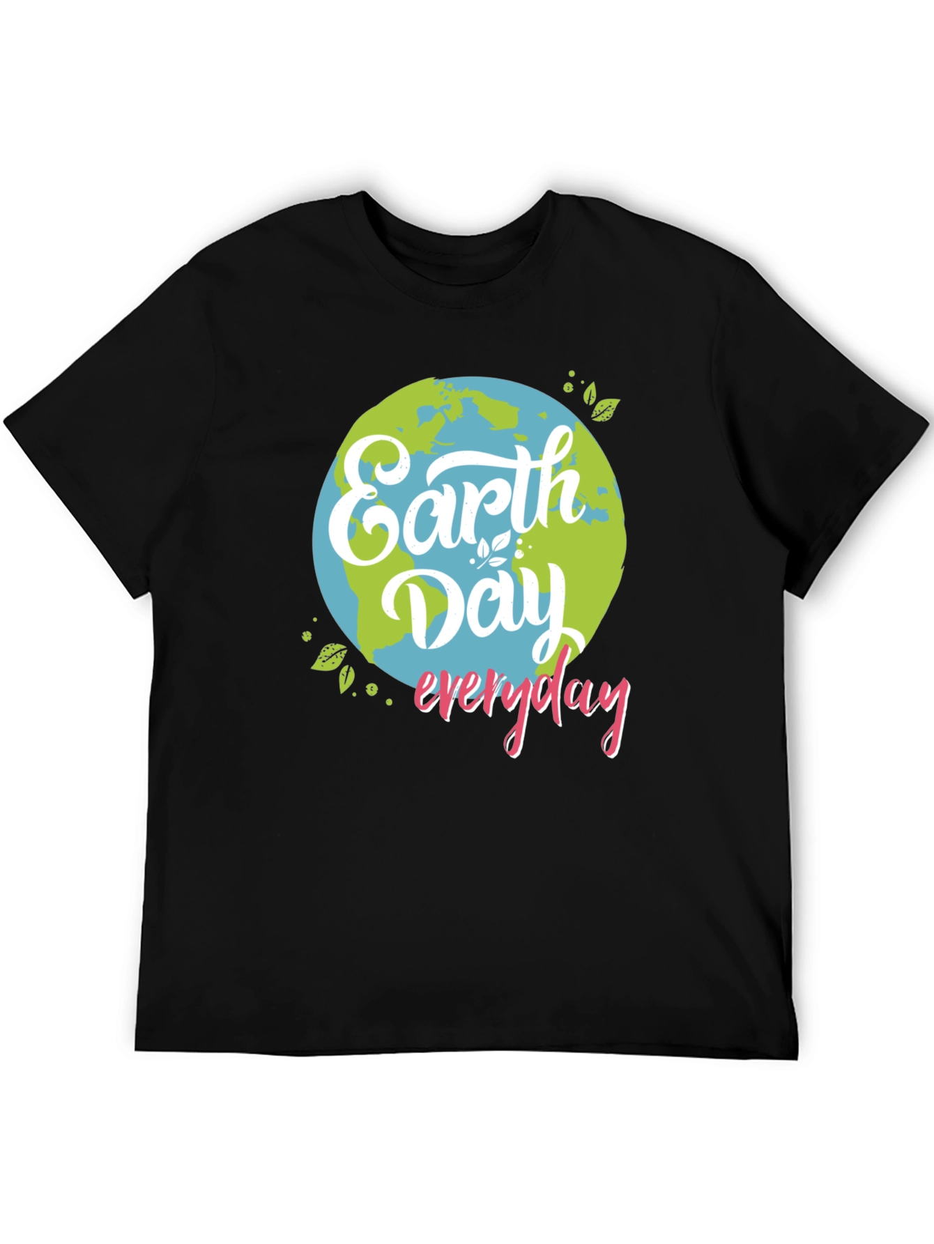 Earth Day Everyday Graphic Tee - Black