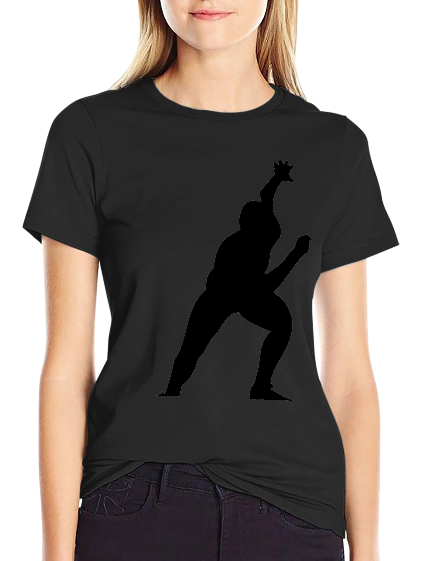 Silhouette Graphic Print Tee - Modern Style