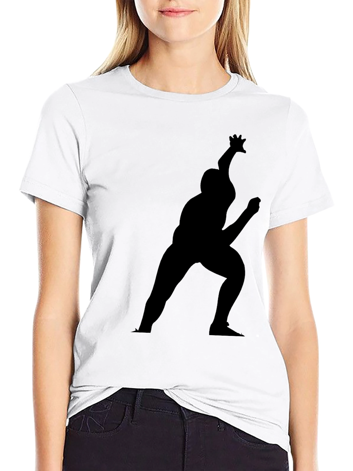 Silhouette Graphic Print Tee - Modern Style