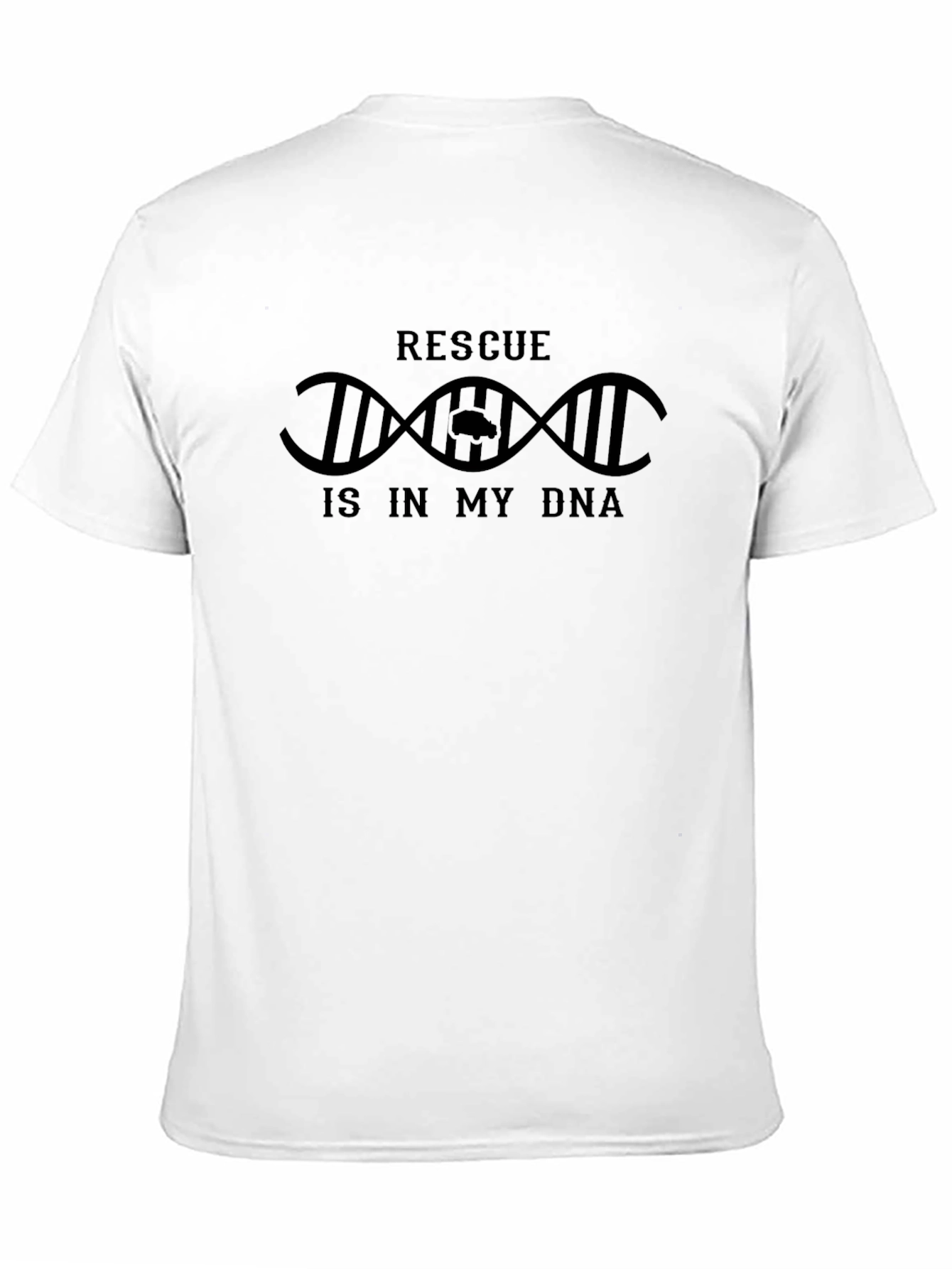 Rescue is in My DNA T-Shirt Black