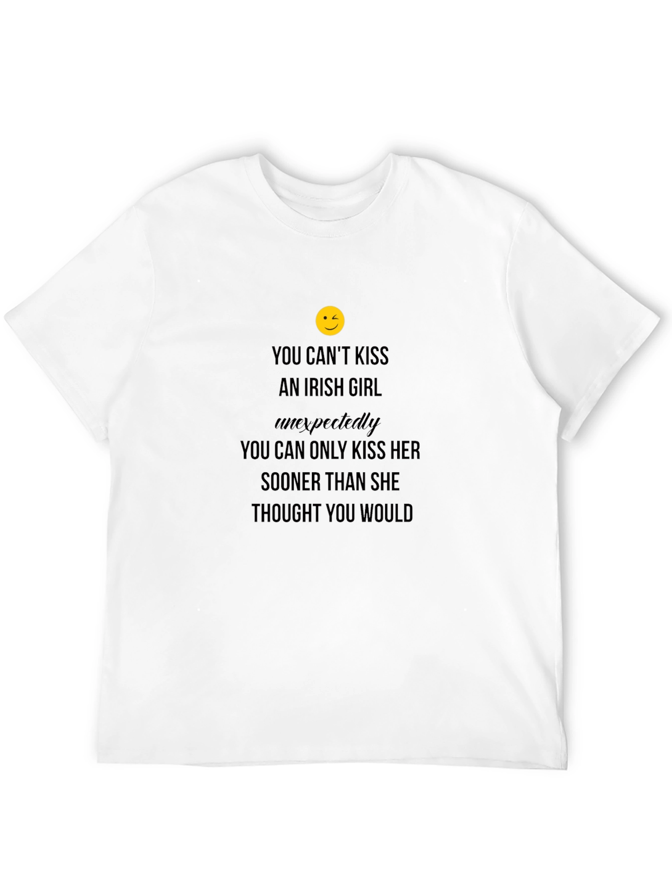 Funny Irish Girl Kissing T-Shirt