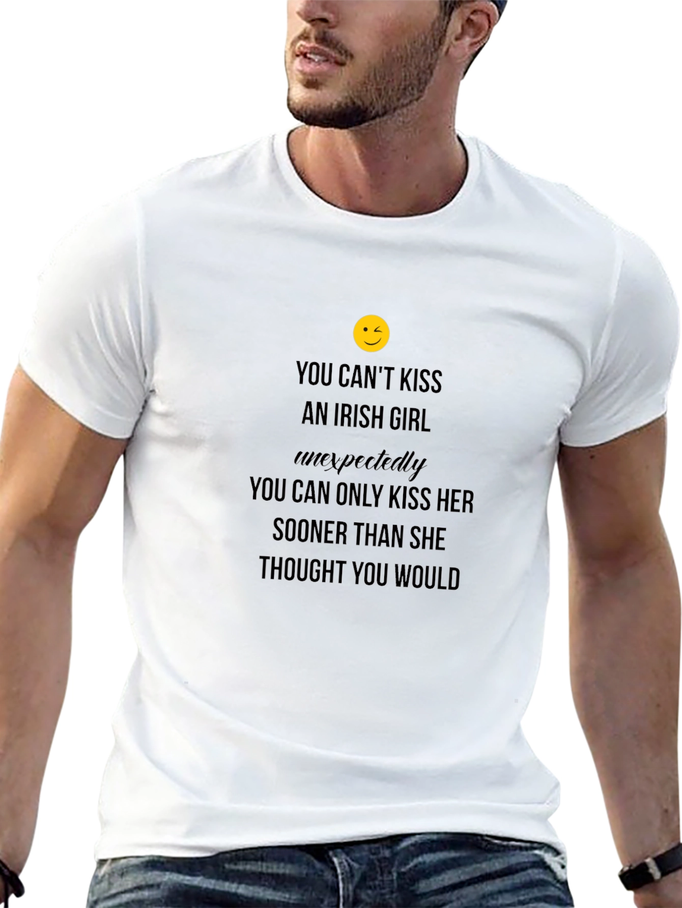 Funny Irish Girl Kissing T-Shirt