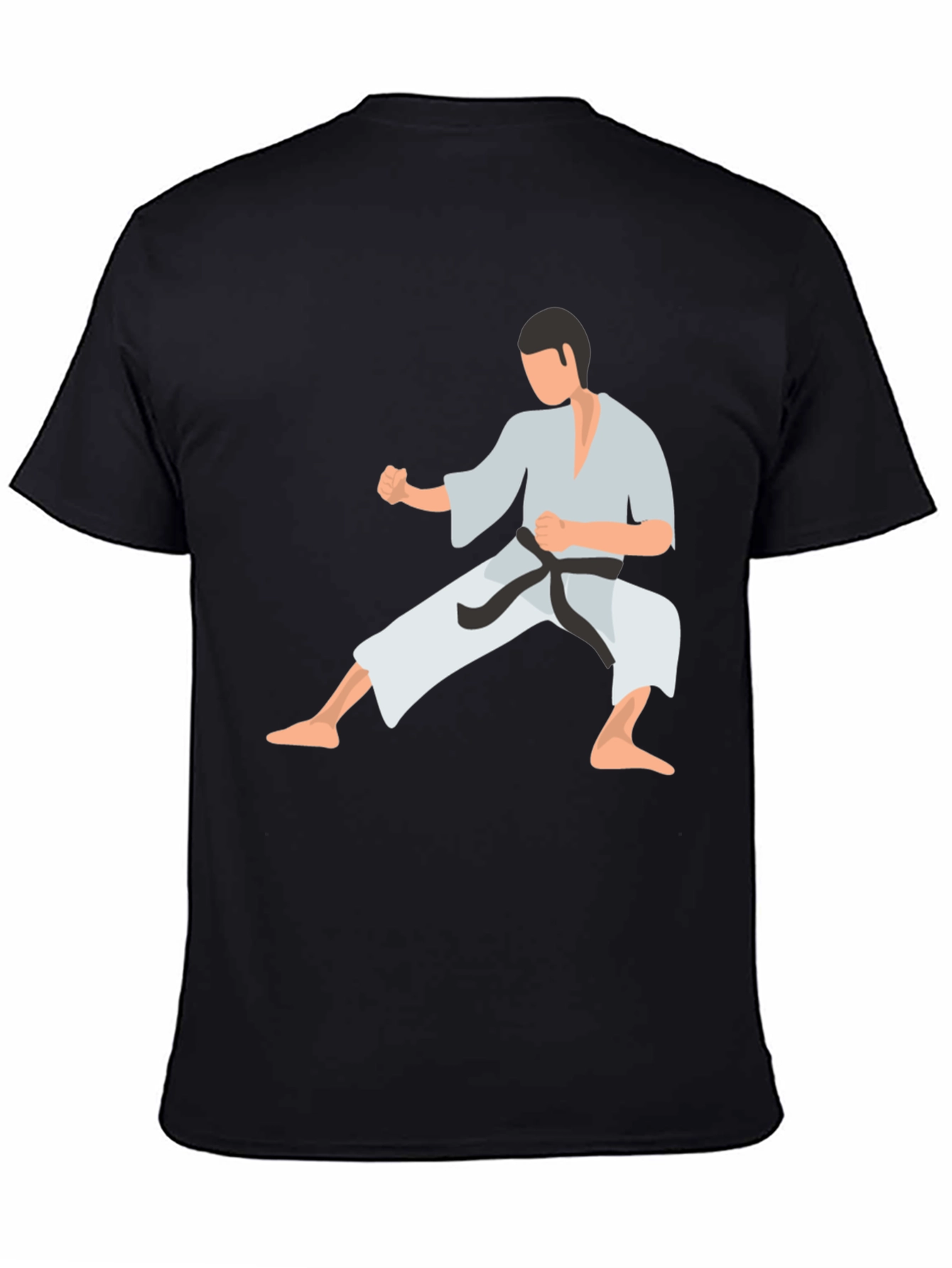 Karate Graphic Tee - Black Martial Arts Shirt