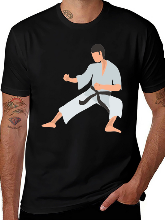 Karate Graphic Tee - Black Martial Arts Shirt