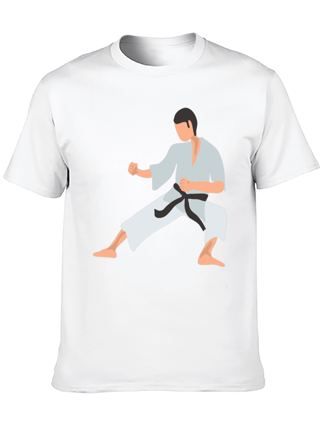 Karate Graphic Tee - Black Martial Arts Shirt