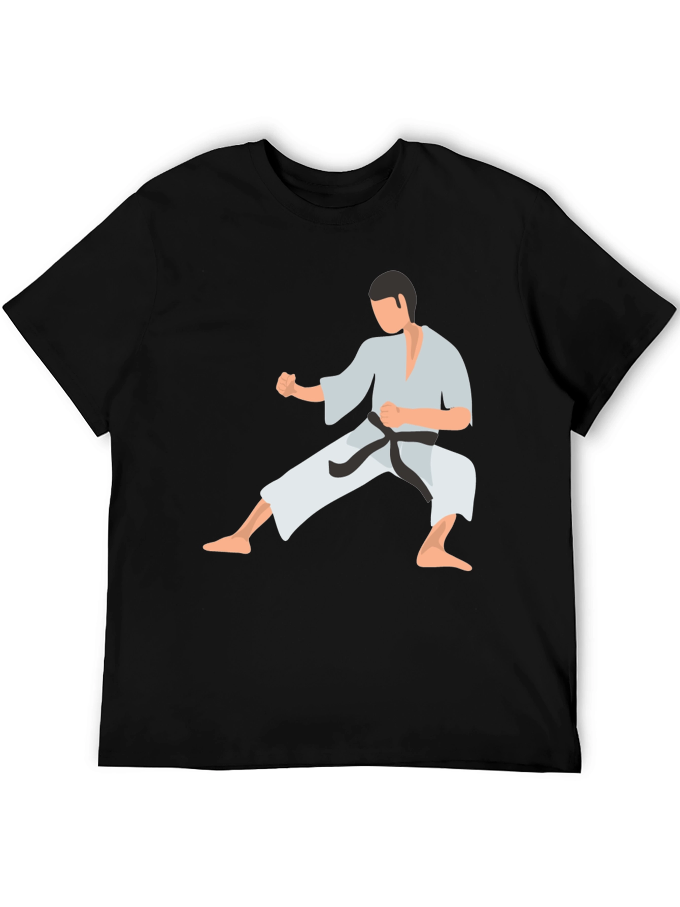 Karate Graphic Tee - Black Martial Arts Shirt