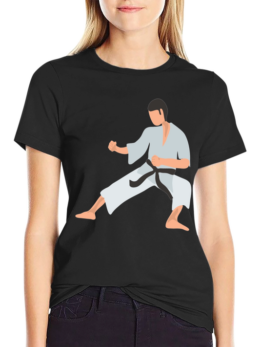 Karate Graphic Tee - Black Martial Arts Shirt
