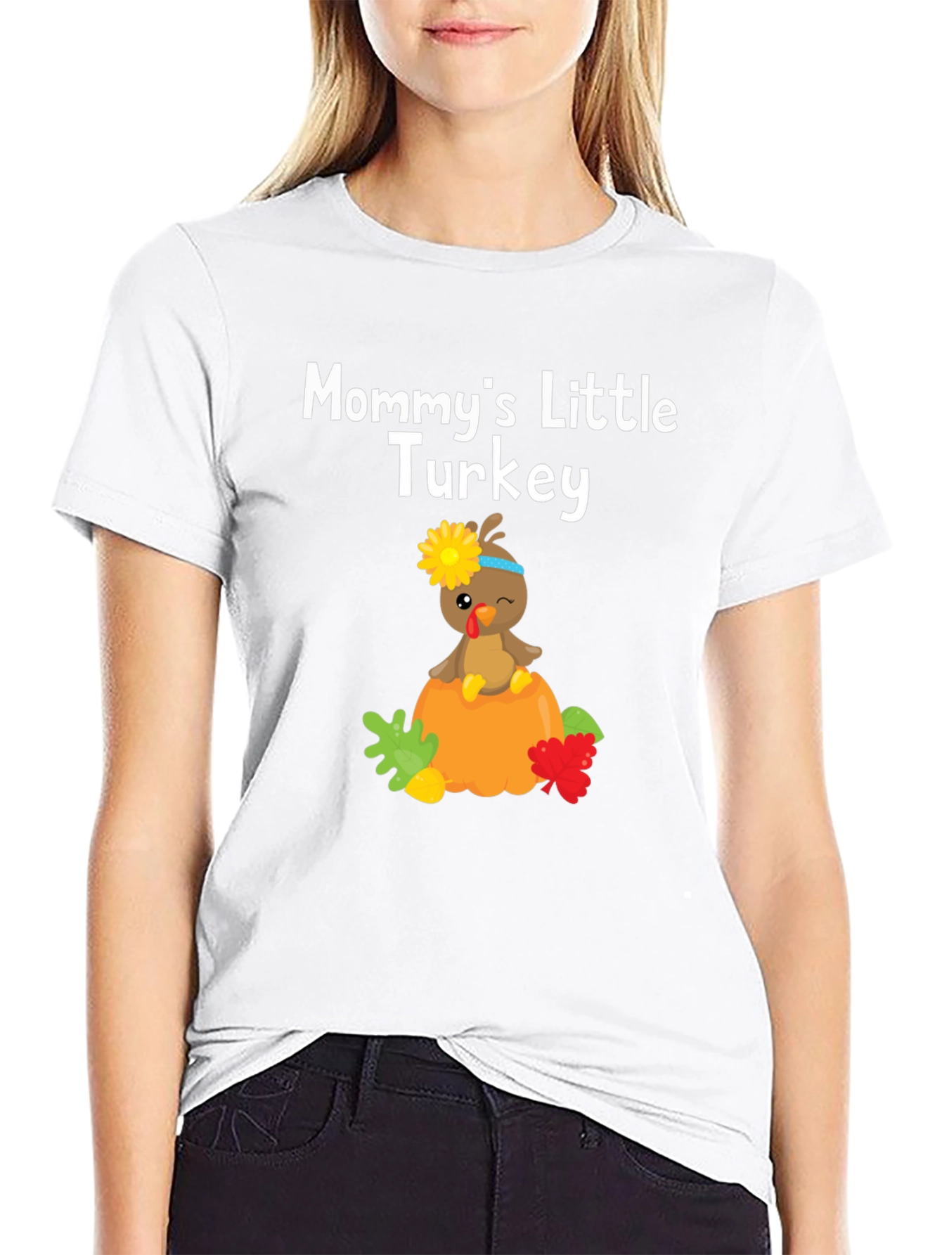Mommys Little Turkey Thanksgiving T-Shirt