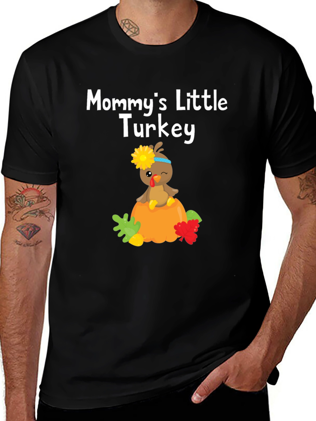Mommys Little Turkey Thanksgiving T-Shirt