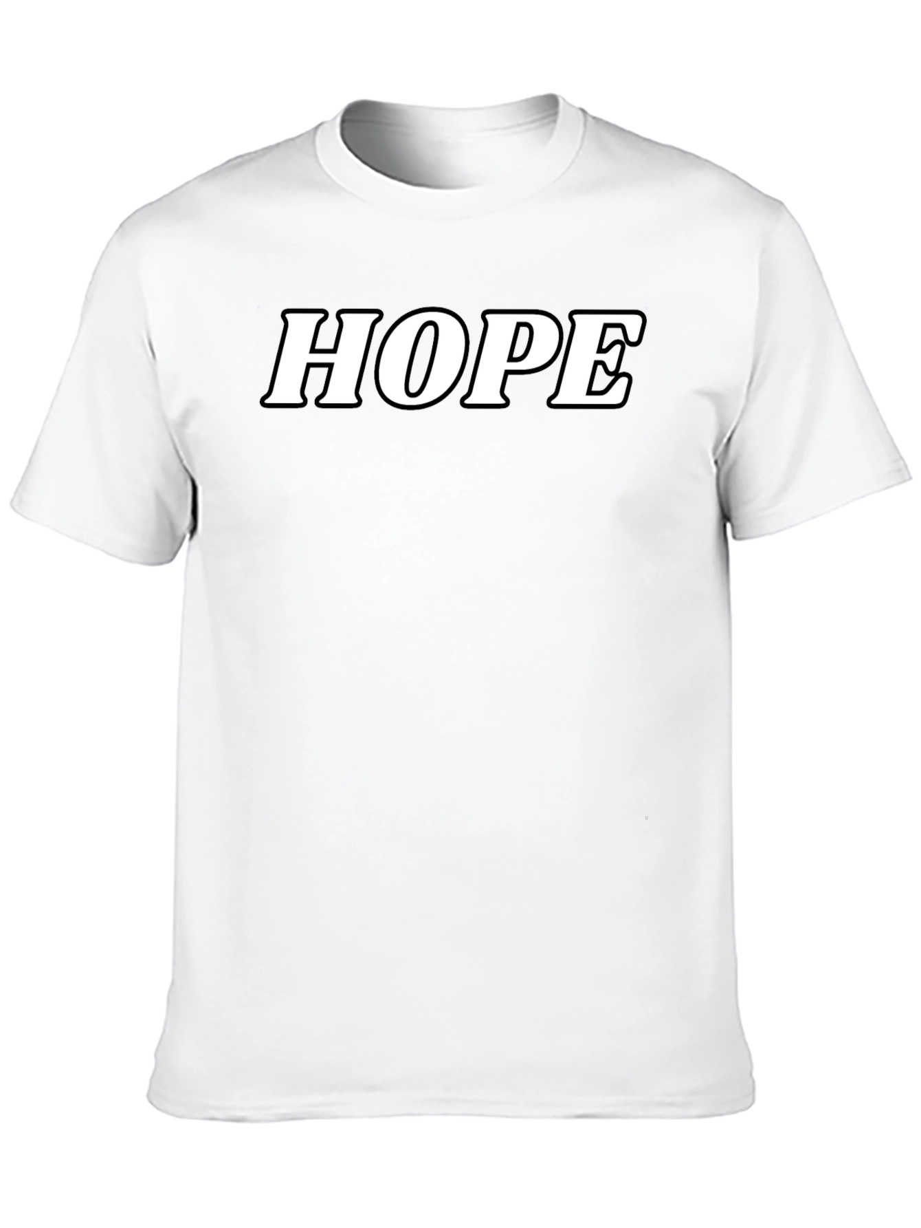 HOPE T-Shirt - Classic Black Cotton Blend Tee