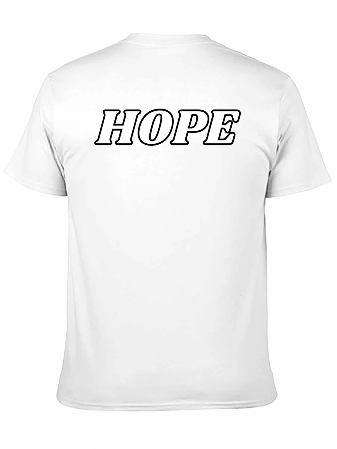 HOPE T-Shirt - Classic Black Cotton Blend Tee