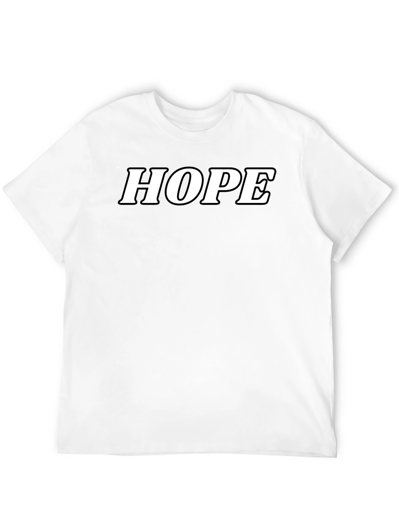 HOPE T-Shirt - Classic Black Cotton Blend Tee