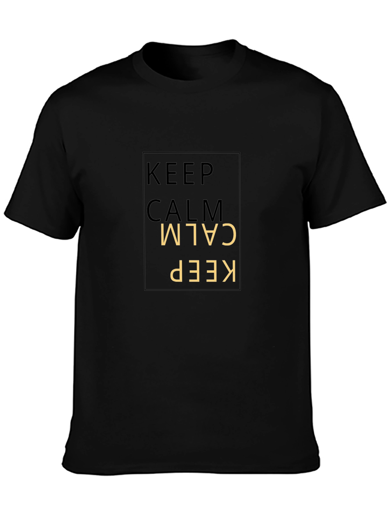 Keep Calm Reversible Graphic Tee