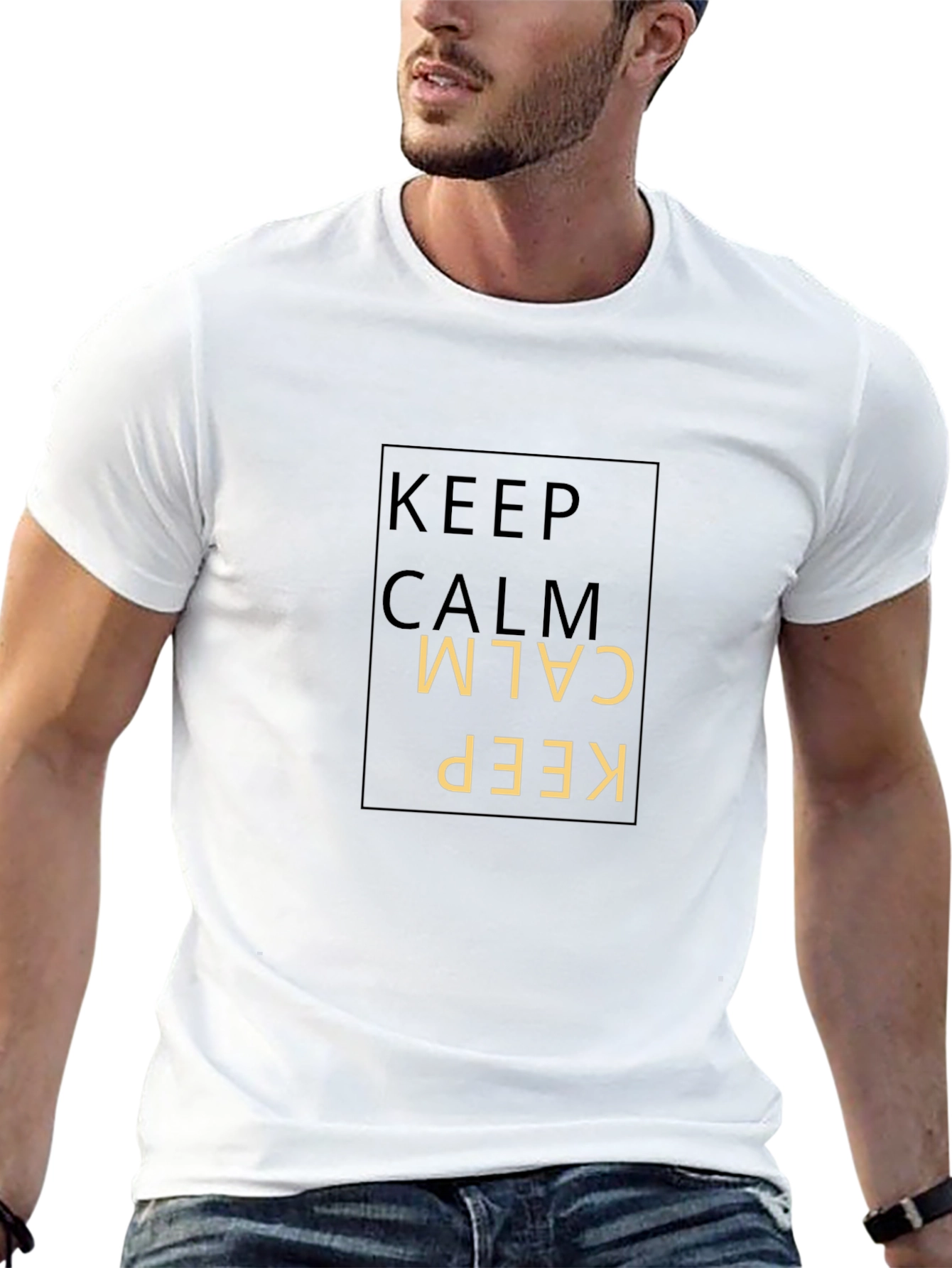 Keep Calm Reversible Graphic Tee