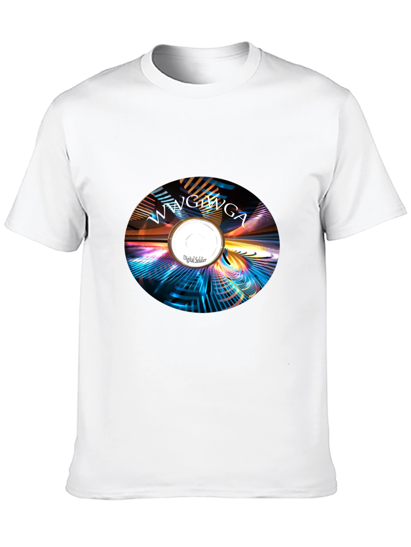 Abstract Digital Soldier Graphic Tee