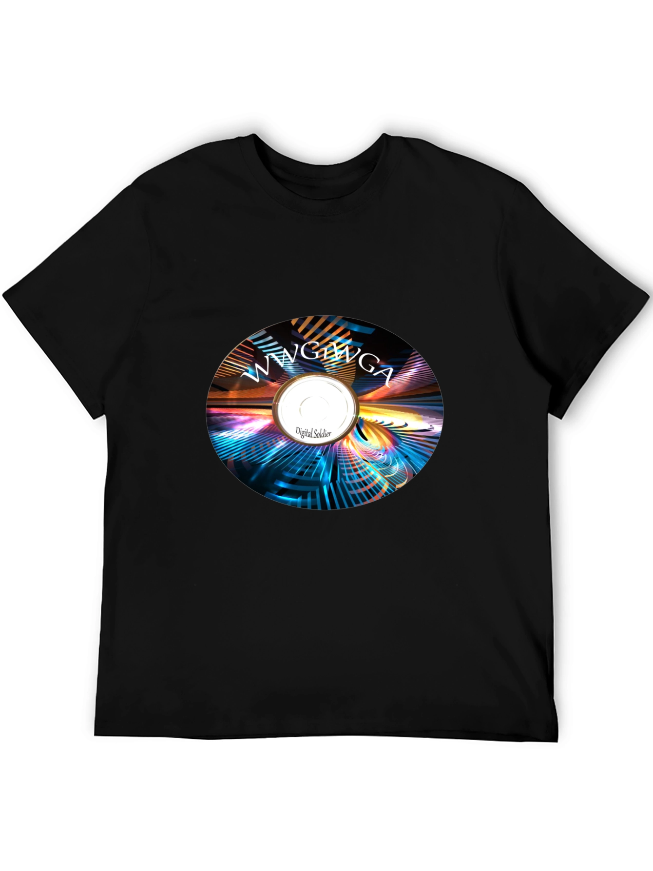 Abstract Digital Soldier Graphic Tee