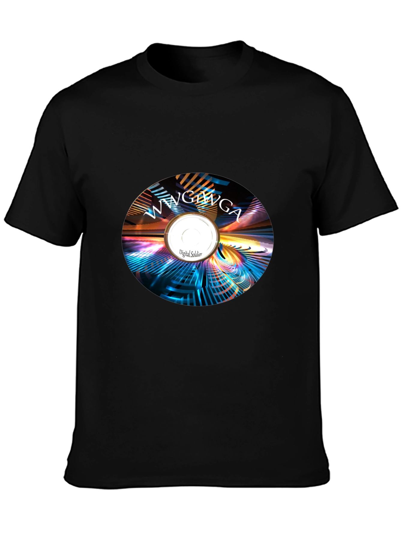 Abstract Digital Soldier Graphic Tee