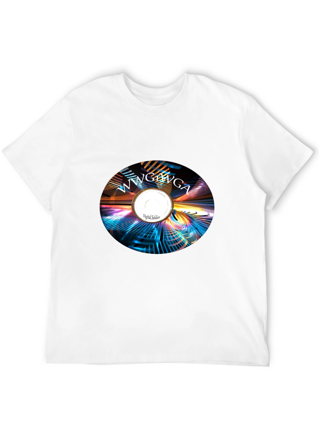 Abstract Digital Soldier Graphic Tee