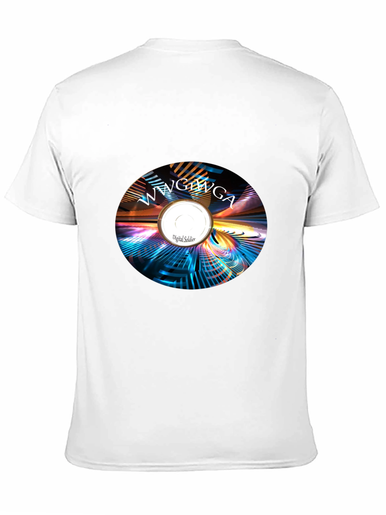 Abstract Digital Soldier Graphic Tee