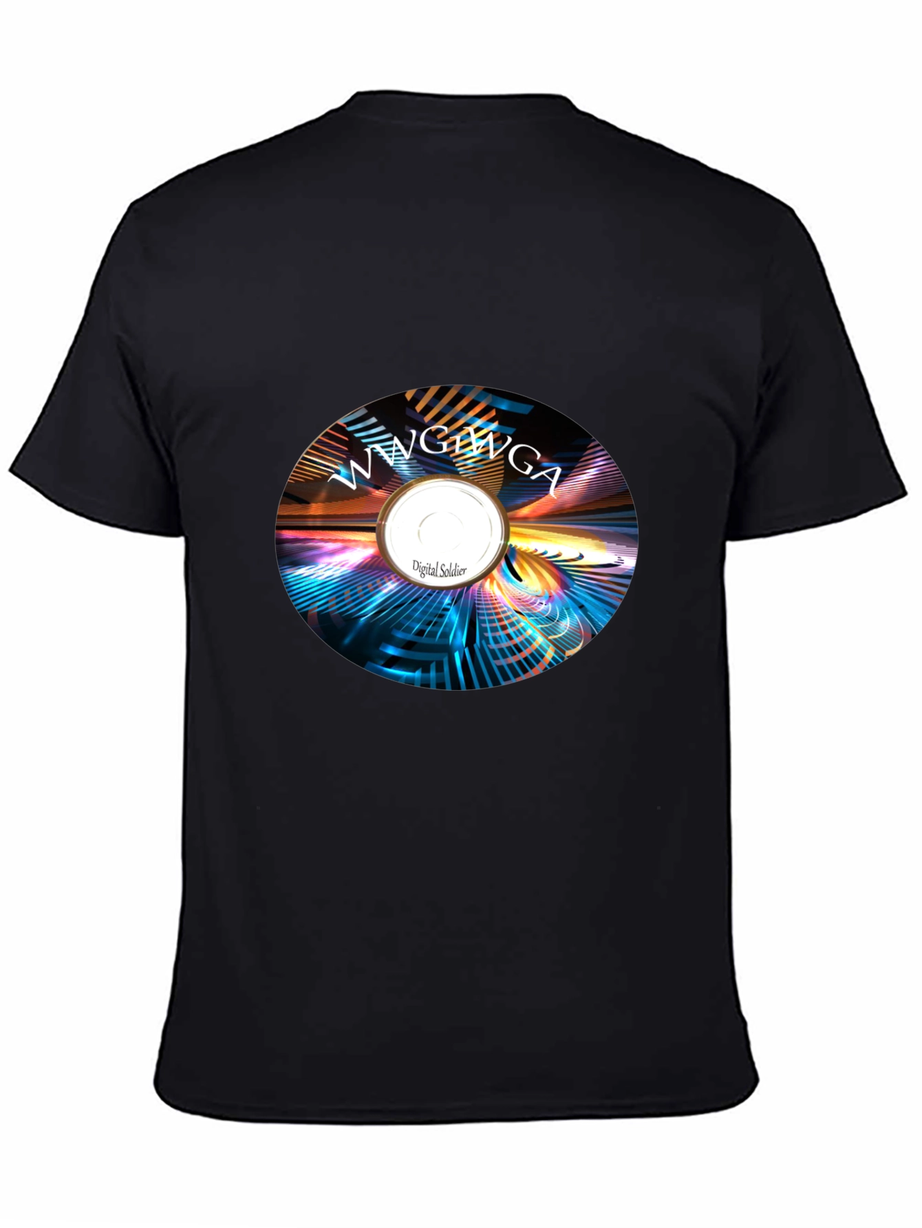 Abstract Digital Soldier Graphic Tee